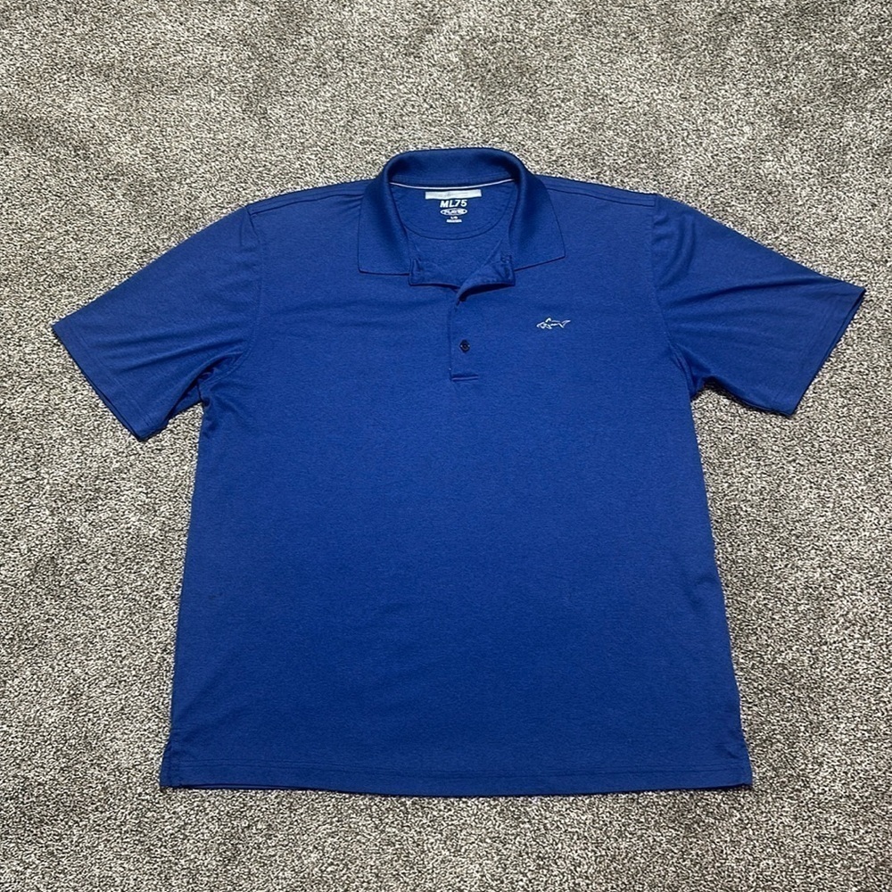 Greg Norman ML75 polo navy blue large play dry